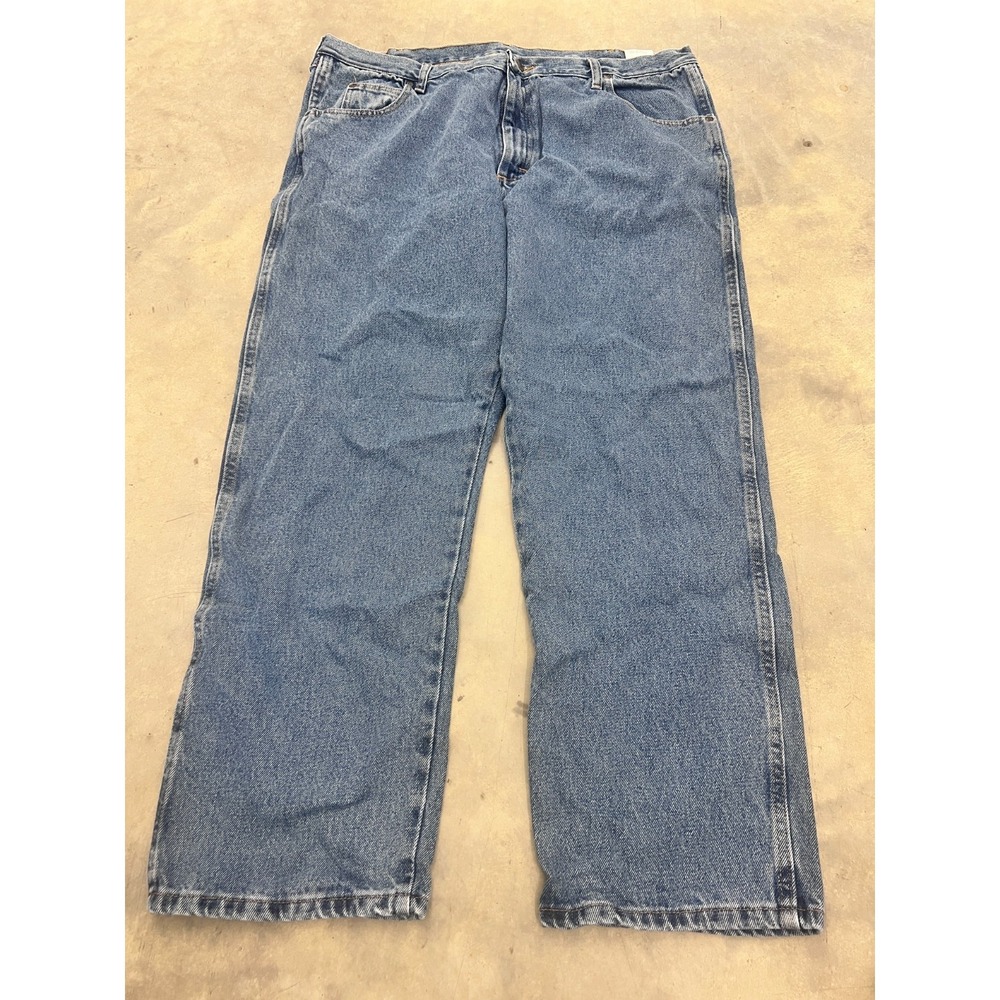 Blue Ridge By Wrangler Jeans Mens‎ 42x30 Blue Denim 100% Cotton Straight Skater